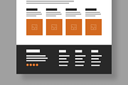 Modern Landing Page Wireframe Layout, a Landing Page Template by MightyDesign (Thumbnail 6 of 9)
