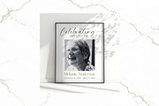 Funeral Welcome Sign B&W Canva FR002, a Poster Template by TyphoonStudio (Thumbnail 4 of 8)