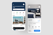 FLY - Hotel Booking App UI Kit, an UI Kit Template by iDoodle Studio (Thumbnail 2 of 4)