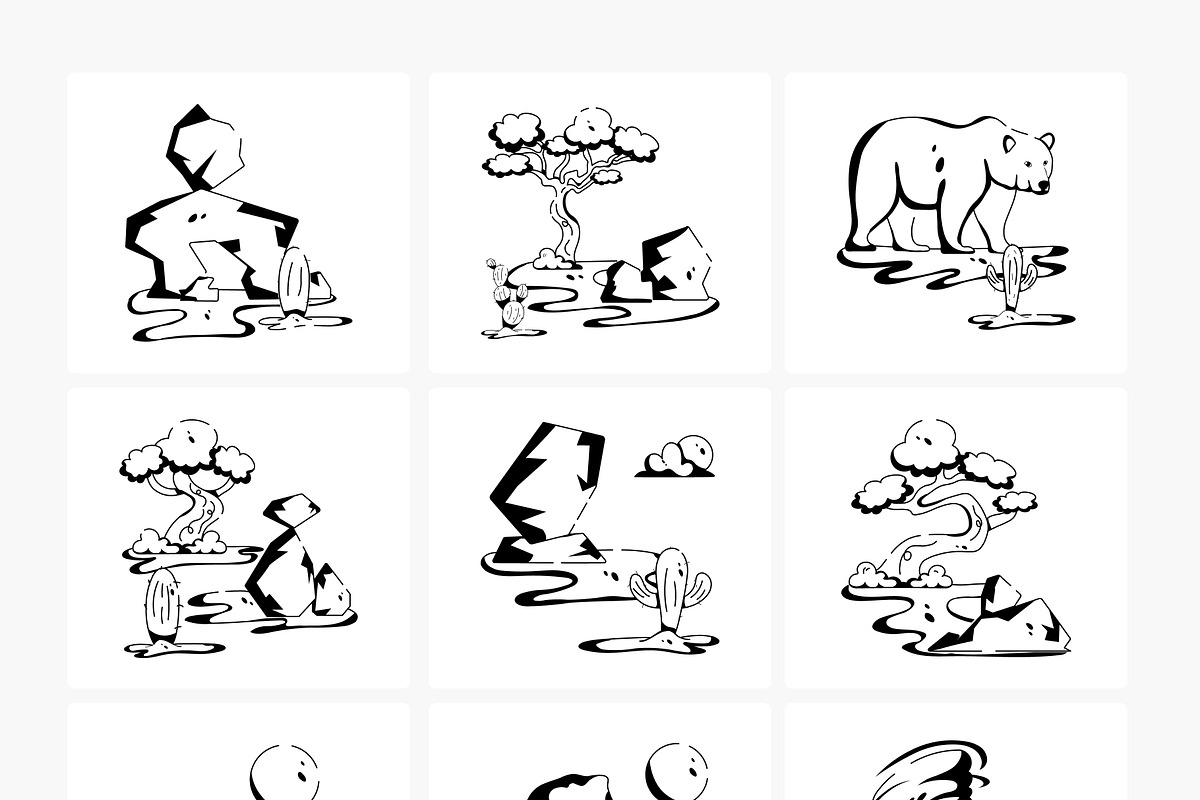 Flat Desert Icons, a Duotone Icon by Prosymbols (Photo 12 of 17)