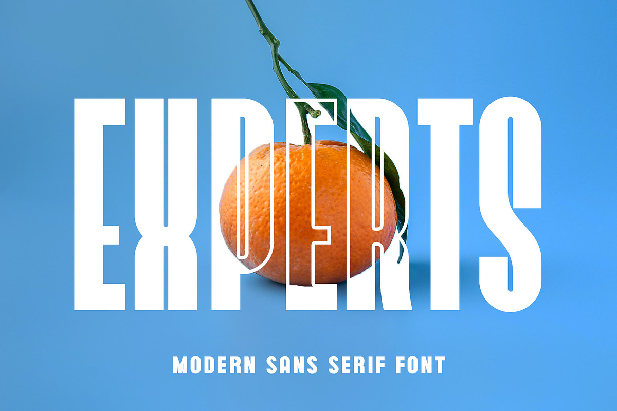Experts Modern Sans Serif Font, a Sans Serif Font by Perfectype (Photo 1 of 6)