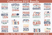 Graduation SVG Bundle ,Graduation Bu, a Graphic by akazaddesign (Thumbnail 2 of 16)