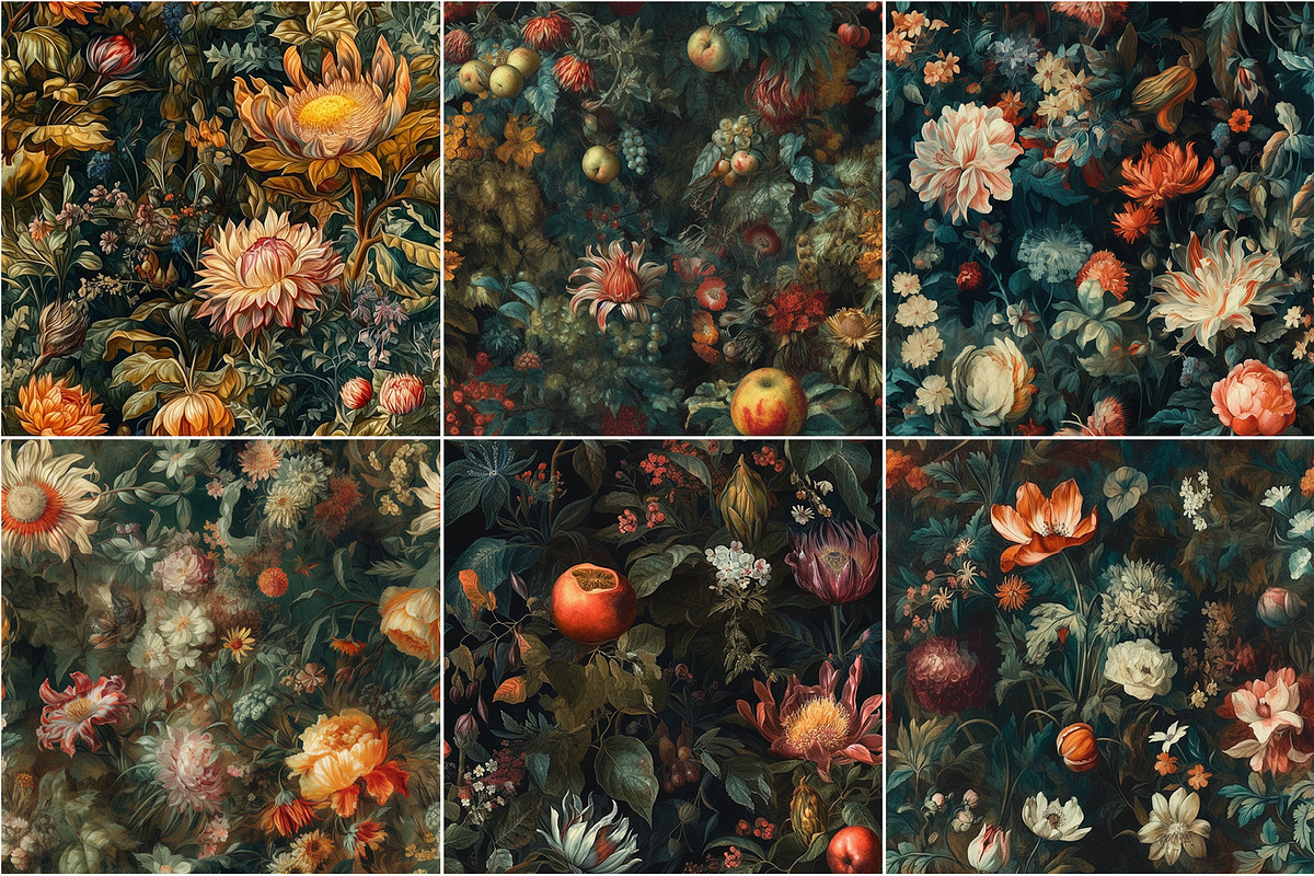 Dhalia - Seamless Flower Art, a Pattern Graphic by Pixel Perfect Patterns (Photo 9 of 10)