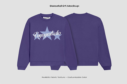 SWEATSHIRT MOCKUP, an Apparel Mockup by Voyage Studio