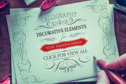 Set of **50** flourishes, a Decorative Illustration by ARSCOR (Thumbnail 1 of 8)