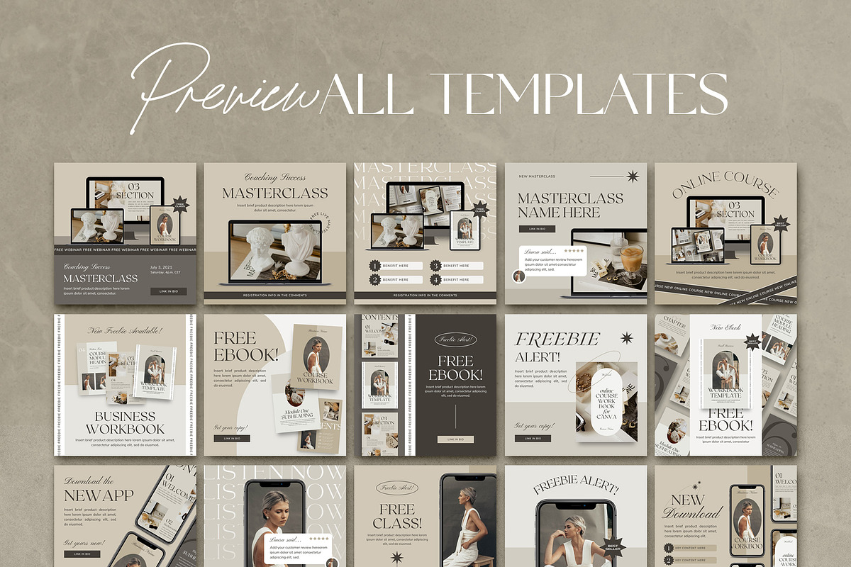 Coach + Course Creator Bundle CANVA, a Magazine Template by Studio Loire (Photo 72 of 76)