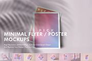 Minimal Flyer / Poster Mockups, a Print Template by Defa Visual (Thumbnail 1 of 11)