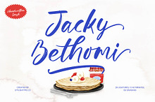 Jacky Bethomi Handwritten Brush