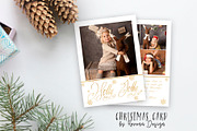 Christmas Card Template, a Card Template by Rovena Design (Thumbnail 1 of 3)