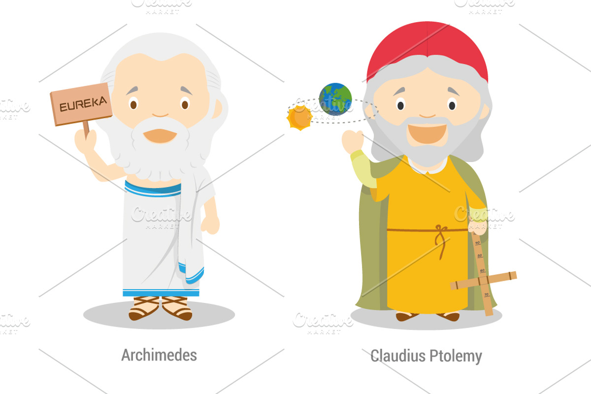 32 Discoverers &Inventors of History, an Education Illustration by asantosg (Photo 3 of 17)