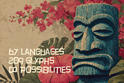 Aloha Pop - Tropical Tiki Typeface, a Handwritten Font by HipFonts (Thumbnail 6 of 9)