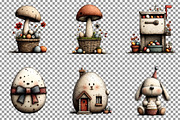 Whimsical Bunny Easter Clipart, an Illustration by Sublimation Artist (Thumbnail 3 of 7)
