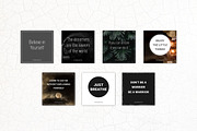 Social Media Quotes - Dark Edition, a Social Media Template by Annemiek van Luinen (Thumbnail 3 of 6)