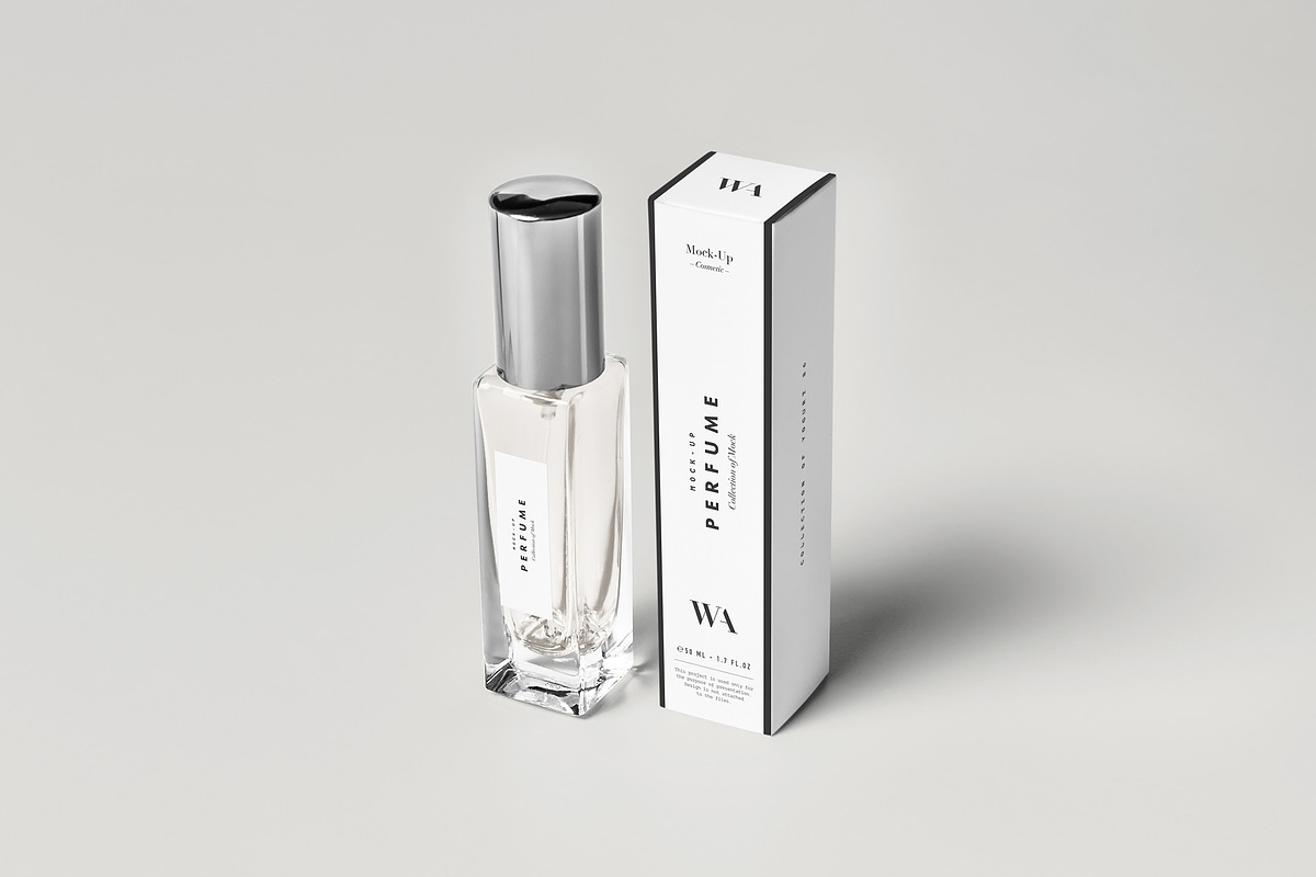 Perfume Mock-up 2, a Cups & Container Mockup by Yogurt86 (Photo 4 of 8)