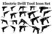 Electric Drill Tool Icon Set, an Icon by Gfx_Store (Thumbnail 10 of 10)