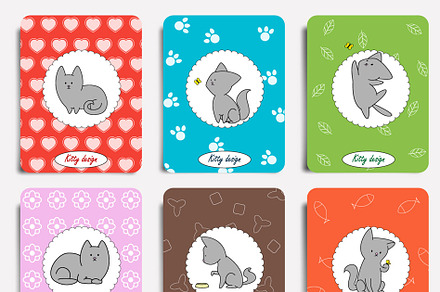 Pet's set, a Card Template by mihail.ridkous