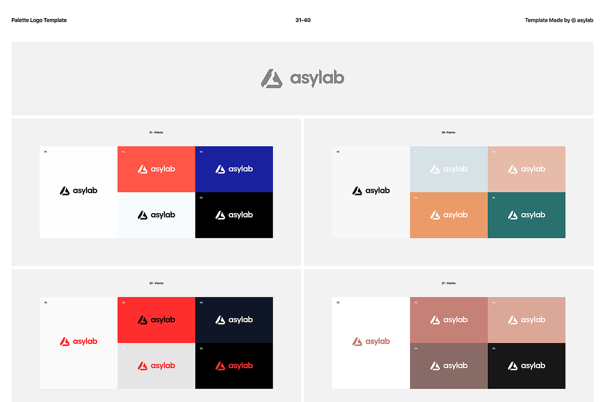 50 Palette Color Logo Mockup - PSD, a Product Mockup by Asylab (Photo 20 of 47)