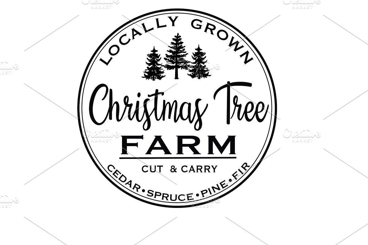 Christmas Tree Farm SVG, a Graphic by DesignedByMLE