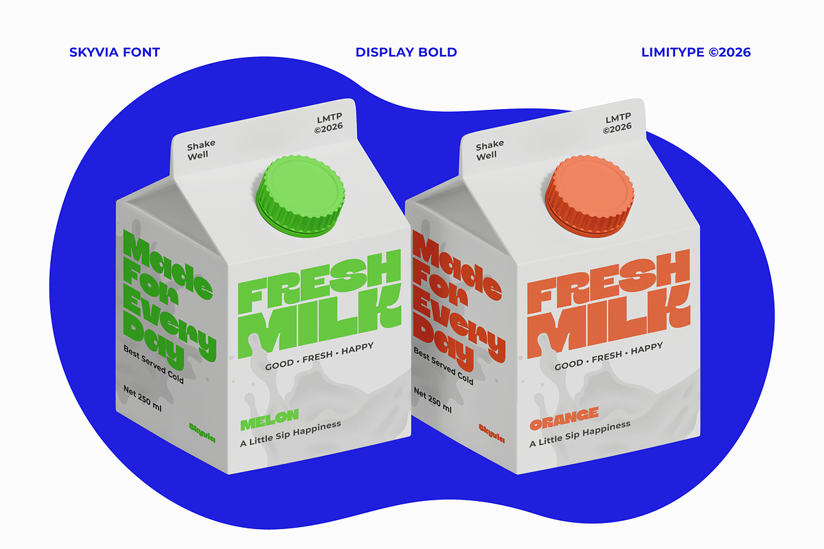 Skyvia - Bold Inktrap Font, a Sans Serif Font by limitype (Photo 4 of 12)