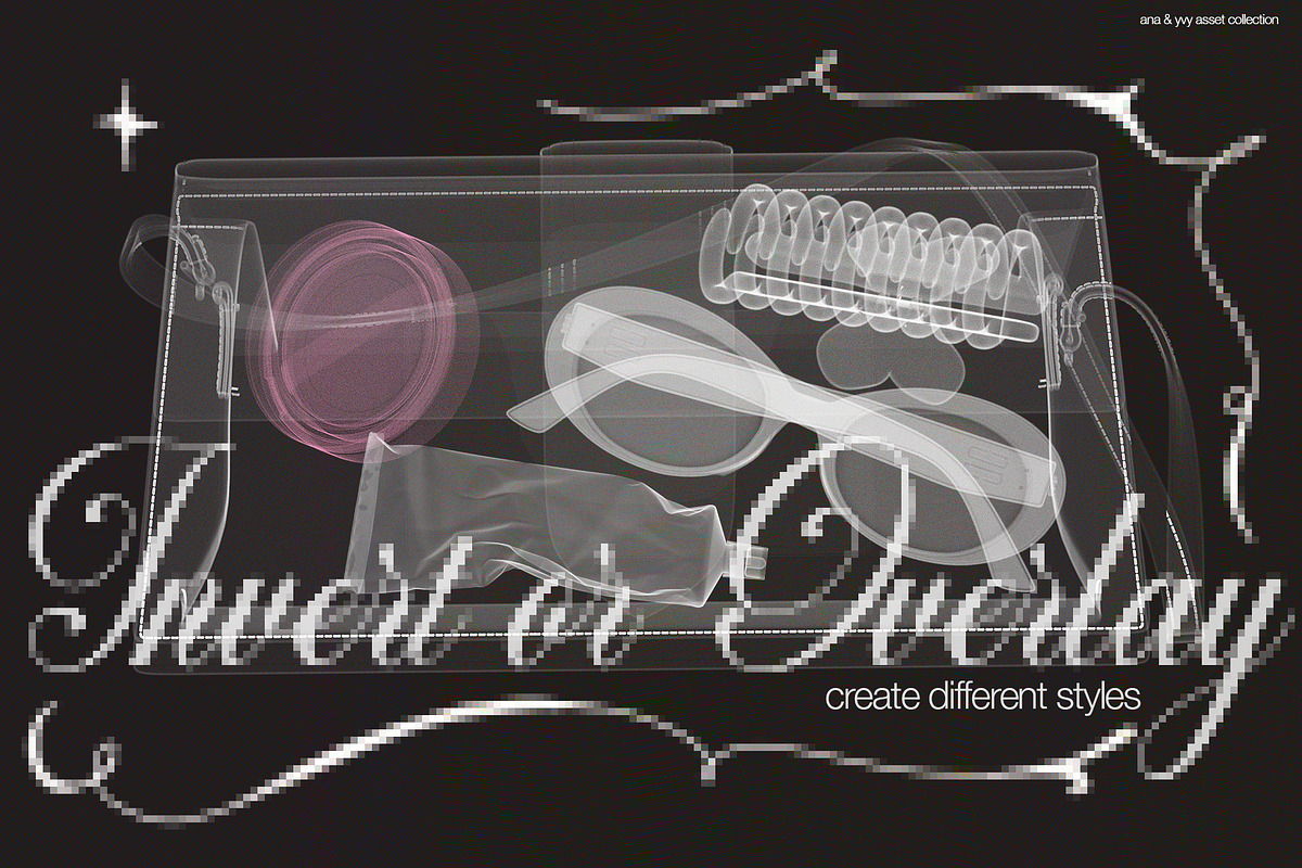 XRAY COLLAGE KIT | What's in my Bag, an Object Graphic by ana & yvy (Photo 3 of 20)