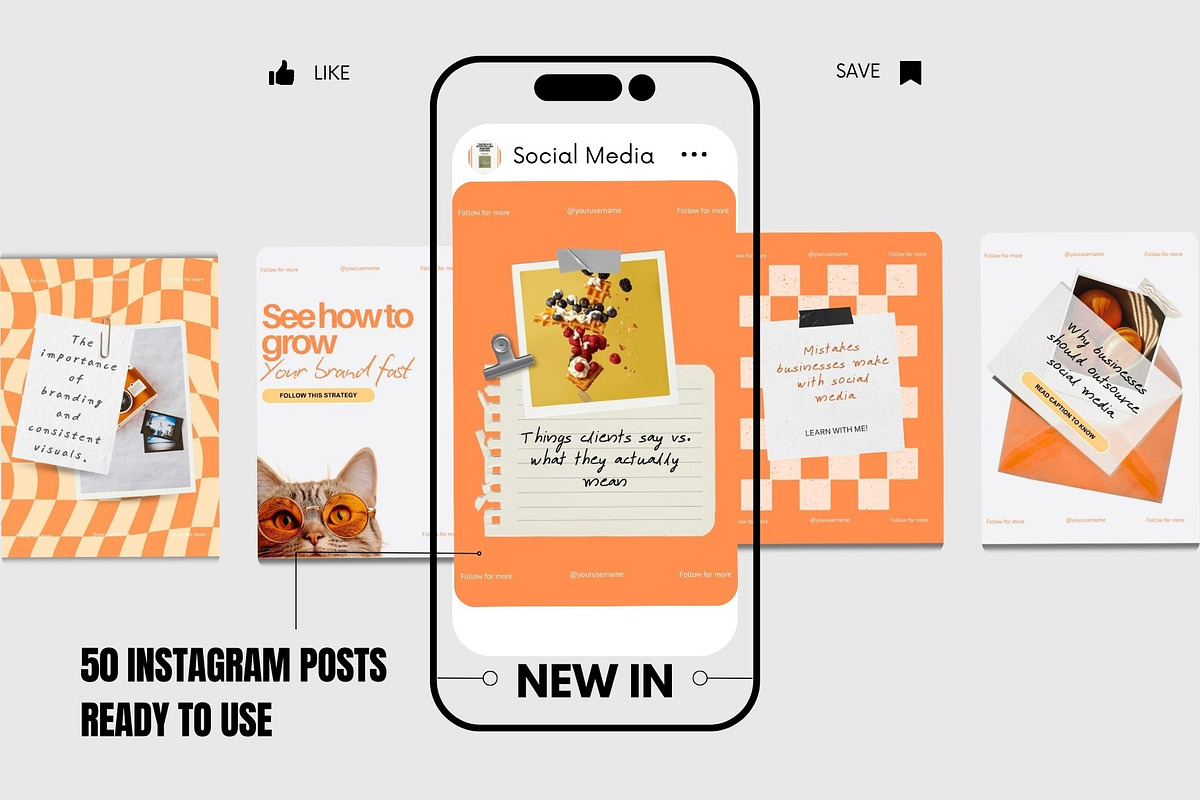 Social Media Manager Content Template preview 3