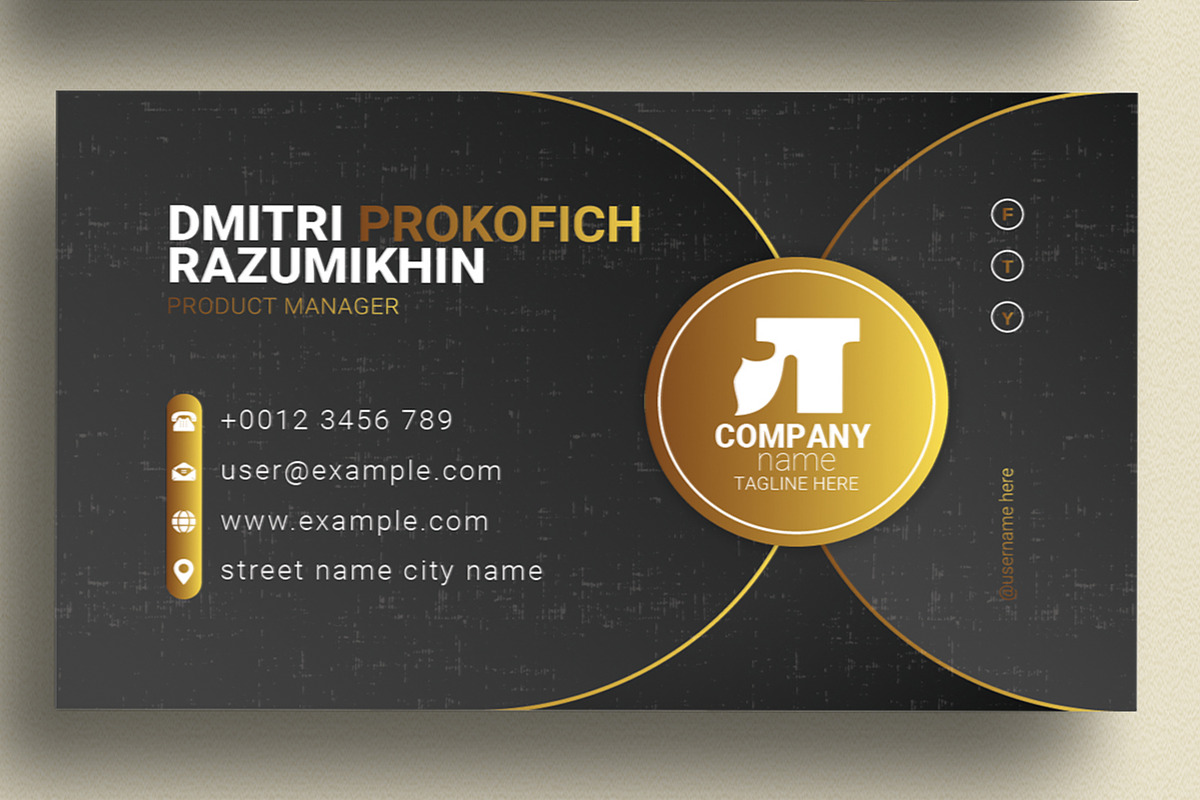 Business Card Design, a Business Card Template by ContestDesign (Photo 4 of 4)