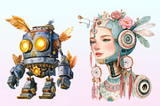 Robo Love Clipart Sublimation, a Graphic by CitraGraphics (Thumbnail 3 of 4)
