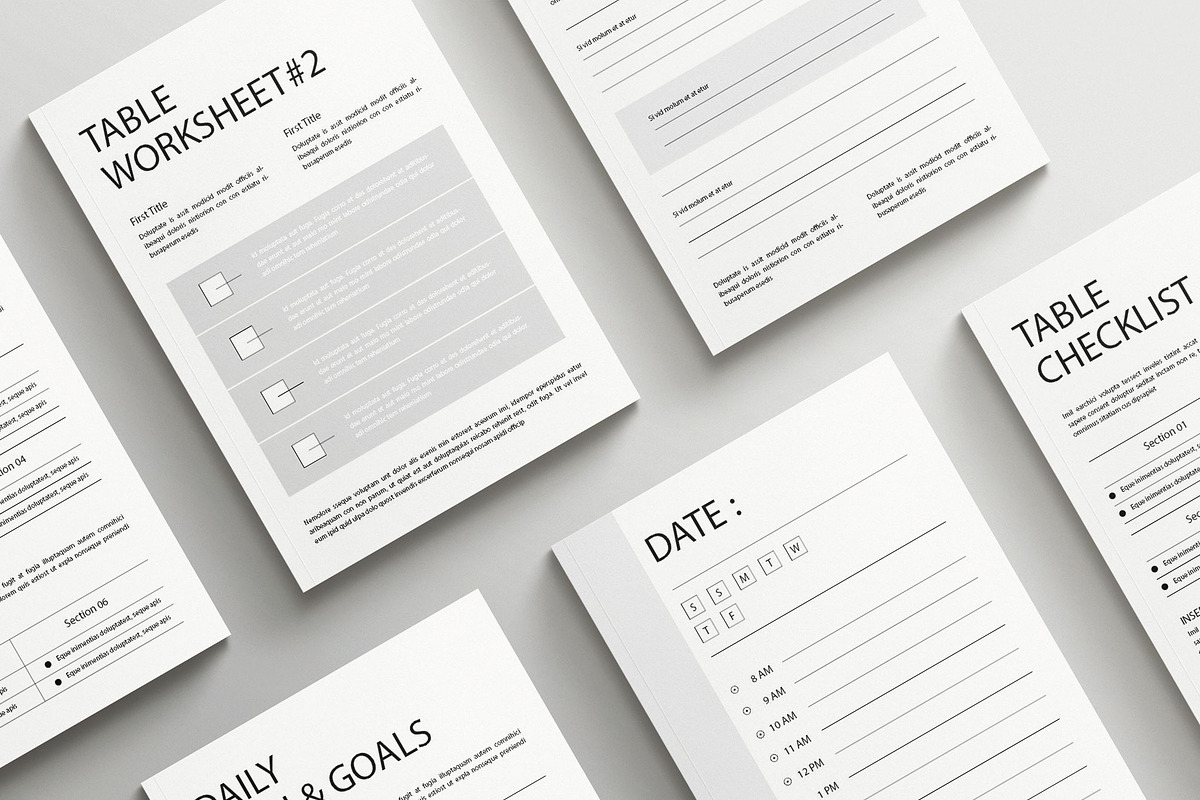 Workbook Template, a Brochure Template by RsmBoutique2021 (Photo 4 of 5)