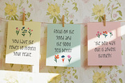 Quirky Handwritten Font Cute Flowers, a Handwritten Font by Kaya Fonts (Thumbnail 7 of 32)
