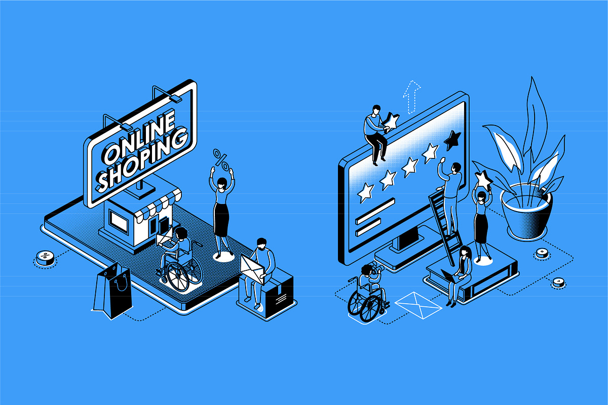 Technologies Line Isometric Set, a Templates & Theme by Boyko Pictures (Photo 8 of 13)