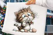 Whimsical Summer Cat Clipart, an Illustration by Digital Artistic99 (Thumbnail 5 of 9)