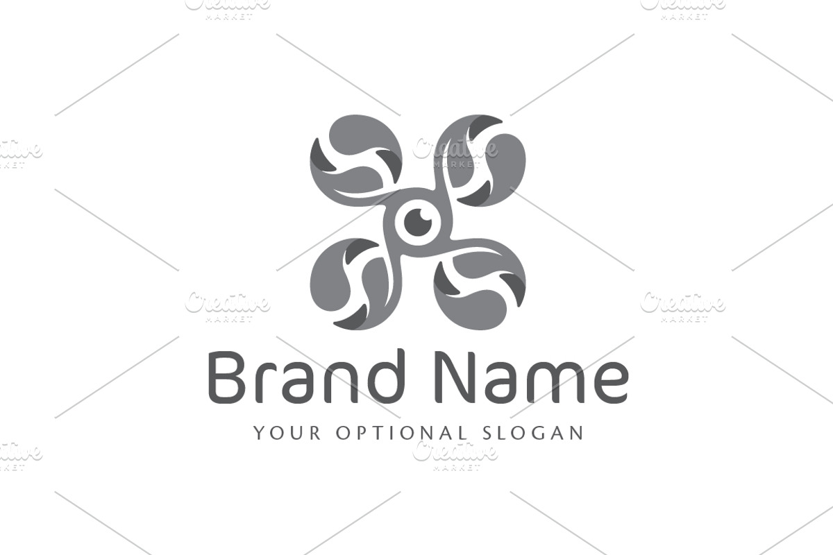 Green Drone Custom Logo, a Branding & Logo Template by ARTE MIGUEL (Photo 3 of 3)