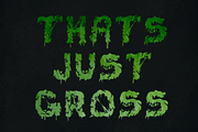 That's Just Gross, a Script Font by TypeKatsu (Thumbnail 1 of 4)