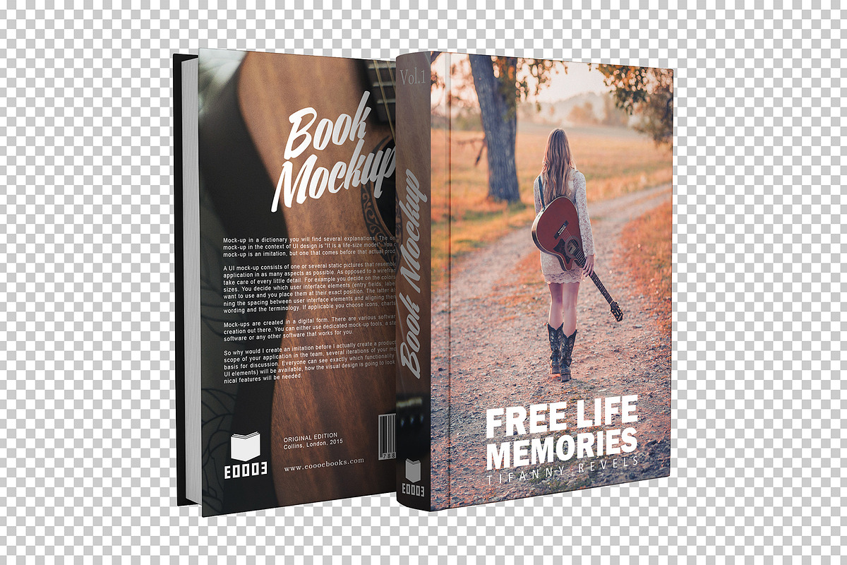 Book Mockup Vol 1, a Print Template by Honnum Graphic Art (Photo 11 of 13)