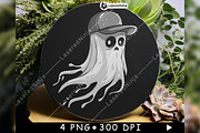 Cartoon Ghost Cute Cap Cheesecloth, a Background Graphic by LaseredNinja (Thumbnail 5 of 7)