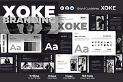 Xoke Brand Guidelines - Keynote, a Presentation Template by Iqsiart Studio (Thumbnail 1 of 3)
