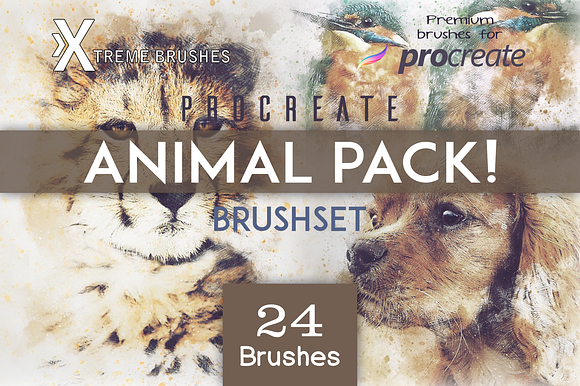 Procreate Animal Pack! preview 3