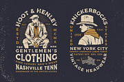 10 Vintage Americana Logos, a Branding & Logo Template by Chad Alan Steinborn (Thumbnail 6 of 10)