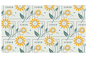Sunflowers, a Decorative Illustration by Creative Backgrounds