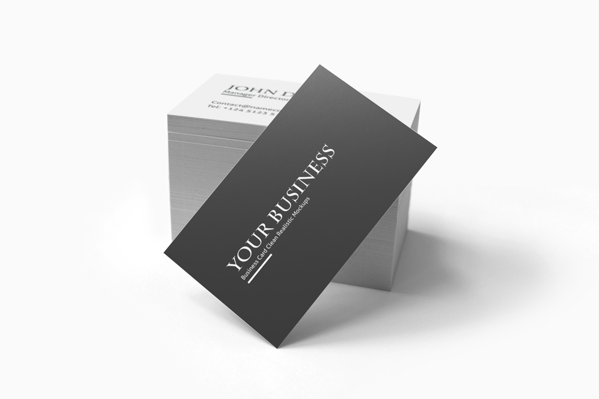 Business Card Mockup, a Business Card Template by resumetemplathttps://d3es (Photo 5 of 8)