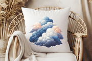 Navy Sky Blue Baby Nursery Clipart, an Illustration by RobertsArt (Thumbnail 3 of 8)