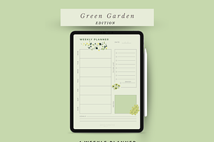 Nature-Inspired Weekly Planner