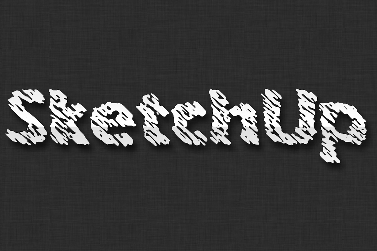Sketchup Typeface