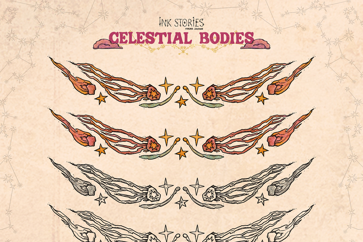Celestial Bodies, an Object Illustration by Ink Stories (Photo 22 of 23)