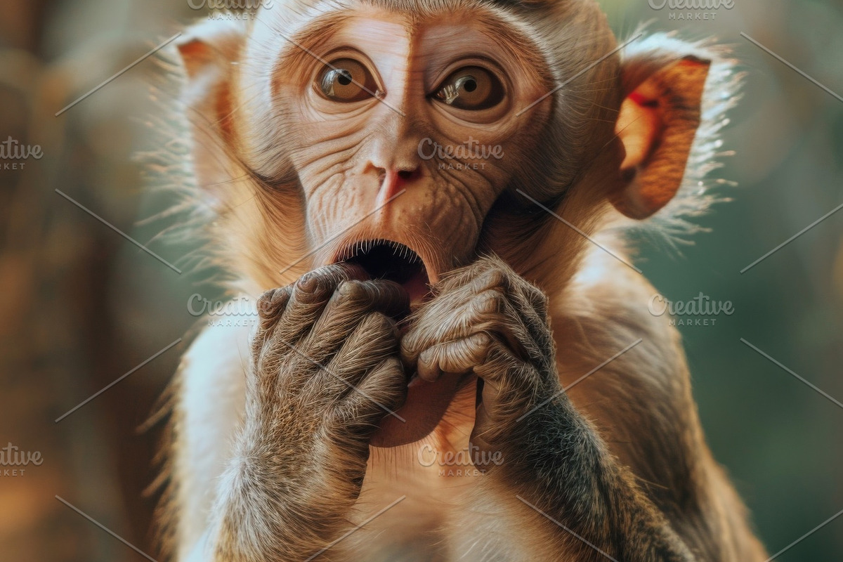 236 surprised animals, an Animal Photo by Handmadefont (Photo 102 of 241)