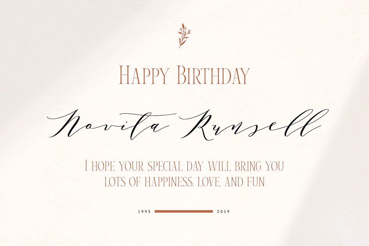 Nouvitae & Melika Letter | Font Pack preview 2