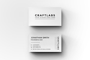 Simple Minimal Business Card - 34