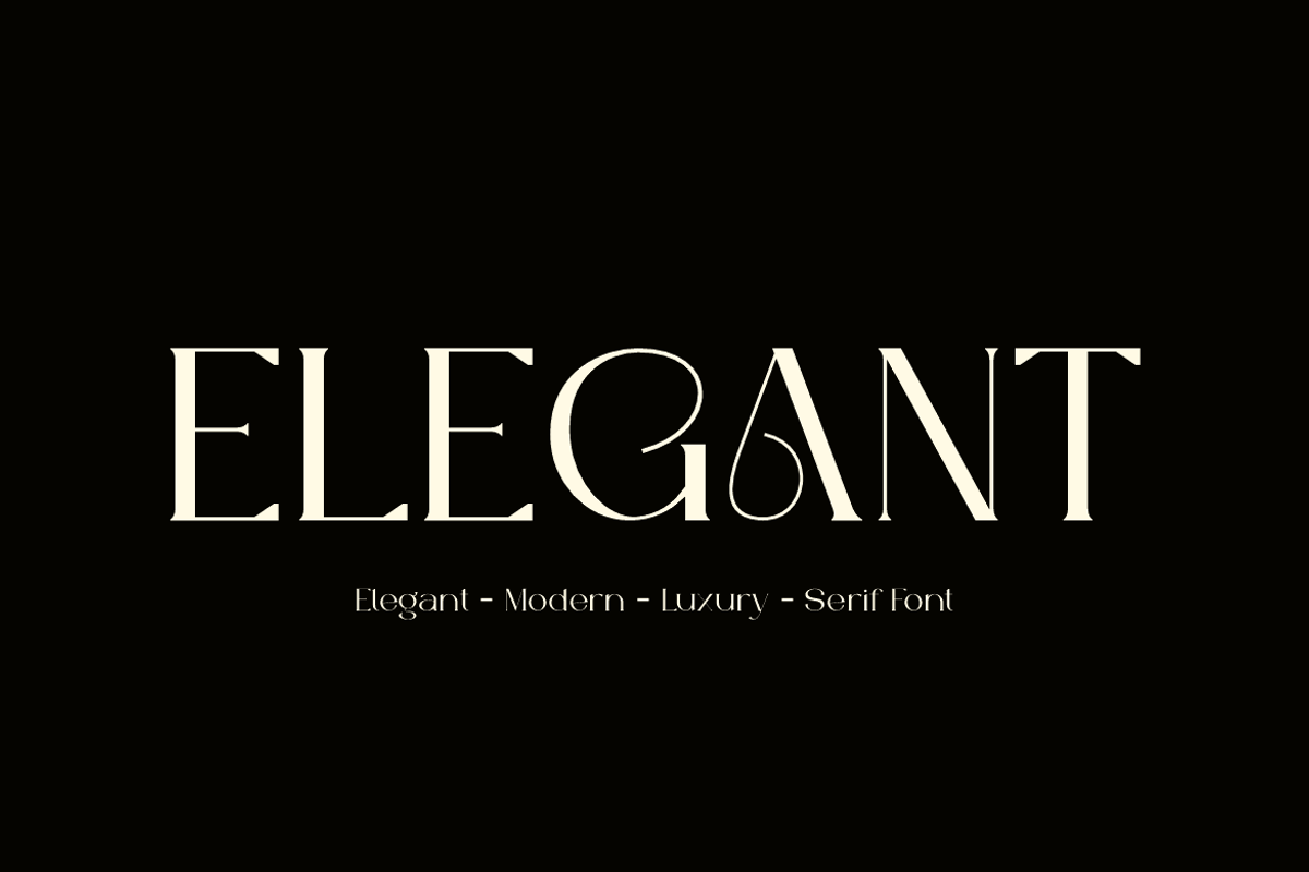 Gefars - Modern Ligature Serif Font, a Serif Font by QR Design Studio (Photo 3 of 14)