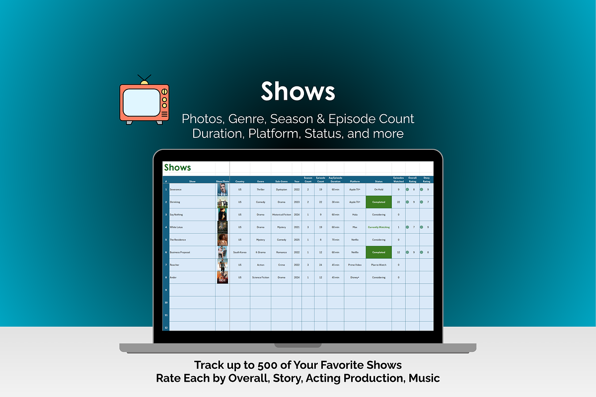 TV Show Tracker preview 3