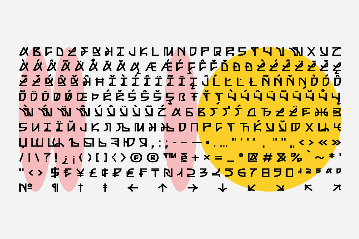 SK Nagot — Modern Decorative Font, a Font by Shriftovik Type Foundry (Photo 10 of 10)